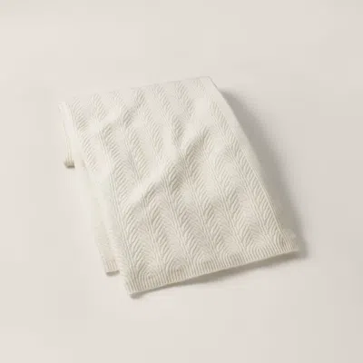 Polo Ralph Lauren Payge Throw Blanket In Light Cream