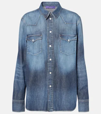 Polo Ralph Lauren Payson Cotton Shirt In Blue