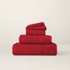 Polo Ralph Lauren Payton Bath Towels & Mat In True Lacquer Red