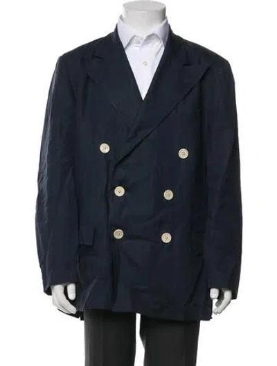 Pre-owned Polo Ralph Lauren Peacoat In Blue