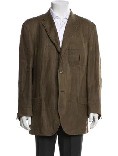 Pre-owned Polo Ralph Lauren Peacoat In Green