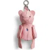 Polo Ralph Lauren Pebble Leather Polo Bear Charm In Pink
