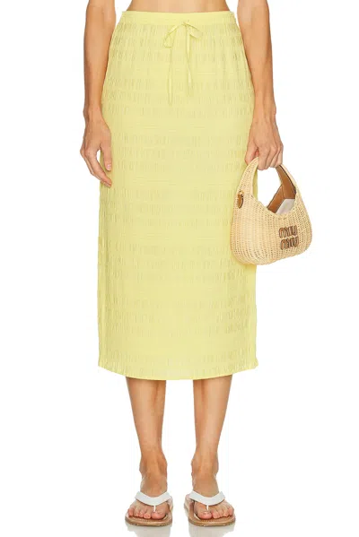 Polo Ralph Lauren Pencil Skirt In Yellow
