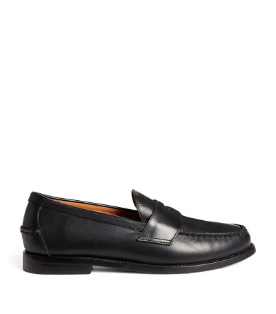 Polo Ralph Lauren Penny Loafers In Black