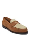 Polo Ralph Lauren Alston Two-tone Penny Loafers Men In Brown/bone