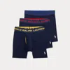 Polo Ralph Lauren Perfect Pouch Boxer Brief 3-pack In Cruise Navy