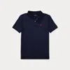 Polo Ralph Lauren Boy's Short-sleeve Logo Embroidery Polo Shirt In Refined Navy