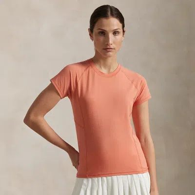 Polo Ralph Lauren Performance Jersey Tee In Peach Tree