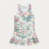 Polo Ralph Lauren Toddler And Little Girls 2-piece Performance Jersey Top And Skort Set In Portia Floral W/ Dessert