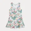 Polo Ralph Lauren Toddler And Little Girls 2-piece Performance Jersey Top And Skort Set In Portia Floral W/ Dessert