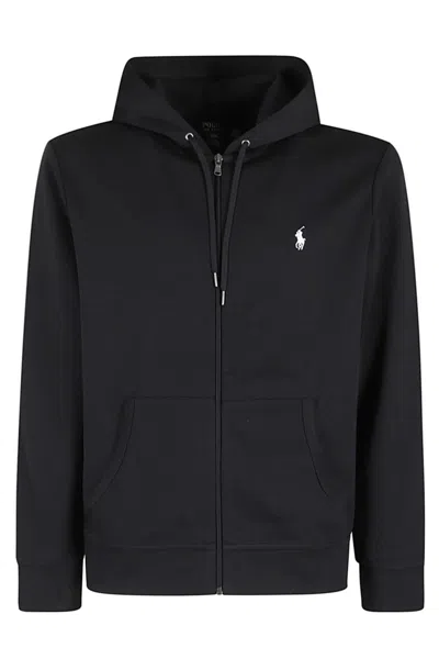 Polo Ralph Lauren Performance Long Sleeve Sweatshirt In Black