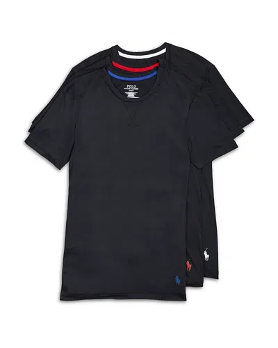 Polo Ralph Lauren Performance Sport Crewneck Tee - Pack Of 3 In Black