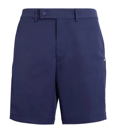 Polo Ralph Lauren Performance Twill Slim Shorts In Navy