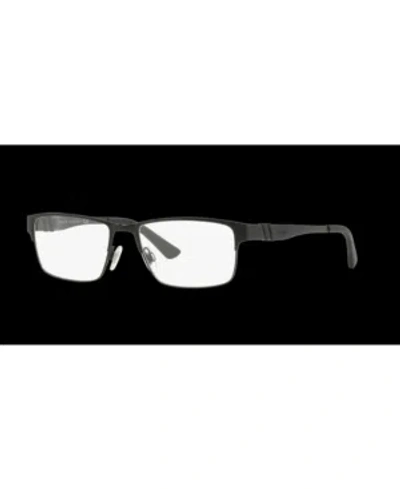 Polo Ralph Lauren Ph1147 Men's Rectangle Eyeglasses In Matte Blk