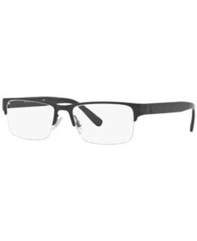 Polo Ralph Lauren Ph1164 Men's Rectangle Eyeglasses In Dark Gunme