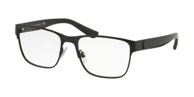 Polo Ralph Lauren Ph1186 9038 Men's Glasses Black Size 56 - Free Lenses - Blue Light Block Available In Matte Black