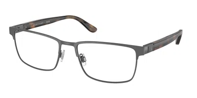 Polo Ralph Lauren Ph1222 Men's Glasses, Gunmetal, Size 56 In Gray