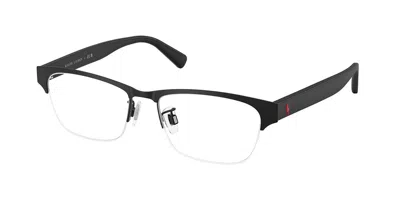 Polo Ralph Lauren Ph1246d Asian Fit Men's Glasses, Black, Size 54