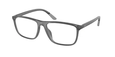 Polo Ralph Lauren Ph2245u 5903 Men's Glasses Clear Size 54 - Free Lenses - Blue Light Block Available In Gray