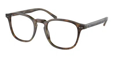 Polo Ralph Lauren Ph2254f Asian Fit Men's Glasses, Tortoiseshell, Size 51 In Brown