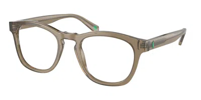 Polo Ralph Lauren Ph2258f Asian Fit Men's Glasses, Brown, Size 51