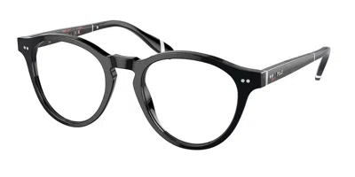 Polo Ralph Lauren Ph2268f Asian Fit Men's Glasses, Black, Size 49