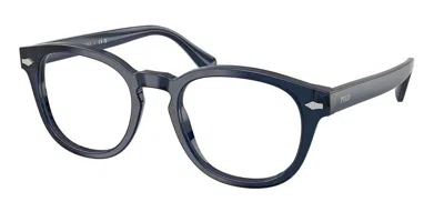 Polo Ralph Lauren Ph2272 5470 Men's Glasses Blue Size 52 - Free Lenses - Blue Light Block Available In Black
