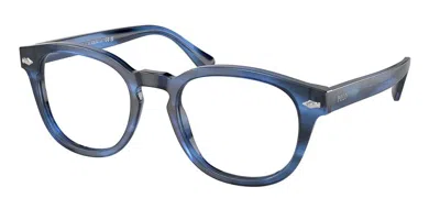 Polo Ralph Lauren Ph2272f Asian Fit Men's Glasses, Tortoiseshell, Size 49 In Blue