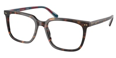 Polo Ralph Lauren Ph2284 Men's Glasses, Tortoiseshell, Size 53 In Brown