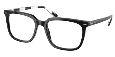 Polo Ralph Lauren Ph2284f Asian Fit Men's Glasses, Black, Size 53