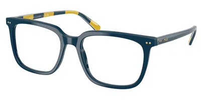 Polo Ralph Lauren Ph2284f Asian Fit Men's Glasses, Blue, Size 53