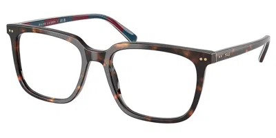 Polo Ralph Lauren Ph2284f Asian Fit Men's Glasses, Tortoiseshell, Size 53 In Brown