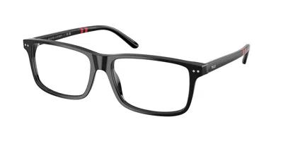 Polo Ralph Lauren Ph2296 5001 Men's Glasses Black Size 55 - Free Lenses - Blue Light Block Available In Pink