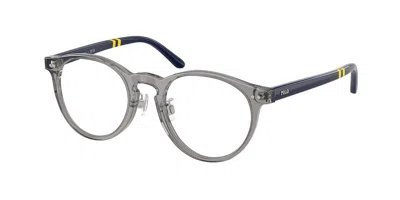 Polo Ralph Lauren Ph2297f Asian Fit Men's Glasses, Clear, Size 48 In Gray