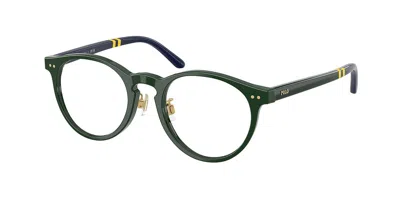 Polo Ralph Lauren Ph2297f Asian Fit Men's Glasses, Green, Size 48