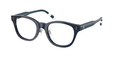 Polo Ralph Lauren Ph2303f Vestibilità Orientale 6314 Occhiali Da Vista Blu Per Uomo (solo Montatura) In Blue