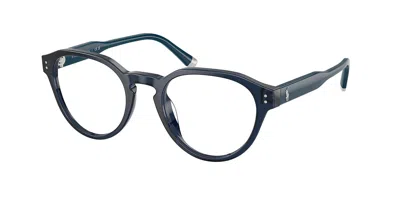 Polo Ralph Lauren Ph2304f Asian Fit 5955 Men's Glasses Blue Size 50 - Free Lenses - Blue Light Block Available In Multi