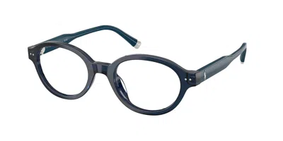 Polo Ralph Lauren Ph2305f Asian Fit 5955 Men's Glasses Blue Size 51 - Free Lenses - Blue Light Block Available