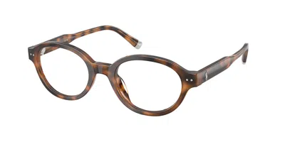 Polo Ralph Lauren Ph2305f Asian Fit 6089 Men's Glasses Tortoiseshell Size 51 - Free Lenses - Blue Light Block Availabl In Multi