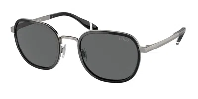 Polo Ralph Lauren Ph3151 921687 Men's Sunglasses Black Size 54 In Multi