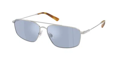 Polo Ralph Lauren Ph3164 90011u Women's Sunglasses Silver Size 58 In Shiny Silver