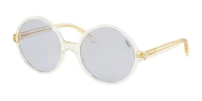 Polo Ralph Lauren Ph4136 50341a Women's Sunglasses Clear Size 55 In Blue