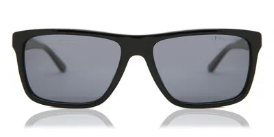 Polo Ralph Lauren Ph4153 Polarized 566881 Men's Sunglasses Red Size 58 In Black