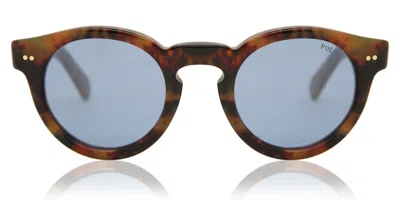Polo Ralph Lauren Ph4165 50171u Men's Sunglasses Black Size 46 In Blue