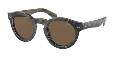 Polo Ralph Lauren Ph4165 562573 Men's Sunglasses Green Size 46 In Multi