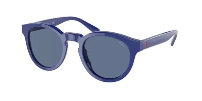 Polo Ralph Lauren Ph4184 523580 Men's Sunglasses Blue Size 49