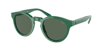 Polo Ralph Lauren Ph4184 601771 Men's Sunglasses Green Size 49