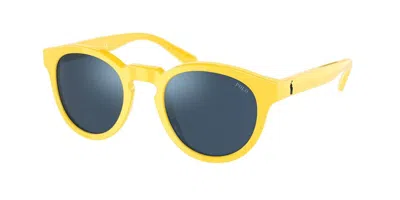 Polo Ralph Lauren Ph4184f Asian Fit 542055 Men's Sunglasses Yellow Size 53