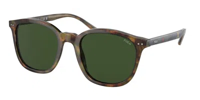 Polo Ralph Lauren Ph4188f Asian Fit 501771 Men's Sunglasses Tortoiseshell Size 54 In Brown