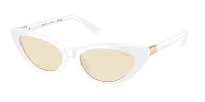 Polo Ralph Lauren Ph4199u 5544/8 Occhiali Da Sole Bianchi Per Donna In White